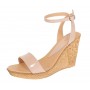 Sandale dama piele naturala cu platforme de 10 cm – Nude Lac S107NDL